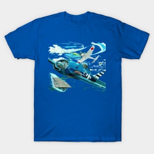 Famous WW2 Planes Grumman F4F Wildcat T-Shirt